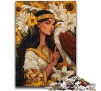 Puzzle 1000 pièces pour Adultes et Adolescents Portrait de Marie la Mère Jeux Amusants en Famille Cadeaux pour Amis et Famille à partir de 14 Ans 50x75cm