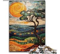 Puzzle 1000 pièces pour Adultes et Adolescents Prairies africaines, Jeux Amusants en Famille, idéal comme Cadeau pour Toute la Famille (Taille 26x38cm)