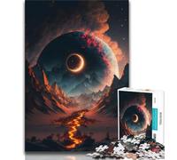 Puzzle 1000 pièces pour Adultes et Adolescents Puzzle 1000 pièces Beyond The Horizon Staycation Kill Time avec pièces de Formes aléatoires entièrement emboîtables 38x26cm