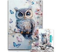 Puzzle 1000 pièces pour Adultes et Adolescents Puzzle 1000 pièces Chouette Fantastique, Jeu éducatif pour Anniversaire et Noël à partir de 14 Ans (Taille 38x26cm)