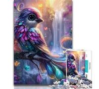 Puzzle 1000 pièces pour Adultes et Adolescents Puzzle 1000 pièces Chouette Fantastique pour Un Jeu Stimulant et Familial 38x26cm