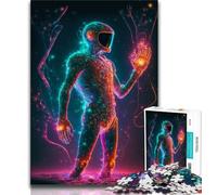 Puzzle 1000 pièces pour Adultes et Adolescents Puzzle 1000 pièces « We are The Aliens » pour Un Moment de détente et de détente avec des pièces de Formes aléatoires entièrement emboîtables 75x50cm