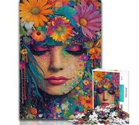 Puzzle 1000 pièces pour Adultes et Adolescents, Puzzle beauté Florale, Jeu Stimulant, idéal comme Cadeau pour Toute la Famille, 26x38cm