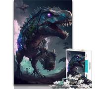 Puzzle 1000 pièces pour Adultes et Adolescents Puzzle Dragon mécanique 1000 pièces, Jeux Amusants en Famille, idéal comme Cadeau pour Toute la Famille (Taille 38x26cm)