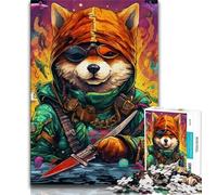 Puzzle 1000 pièces pour Adultes et Adolescents, Puzzle Mutant Corgi 1000 pièces, Jouet éducatif Anti-Stress, Cadeau pour Amis et Famille (Taille 75x50cm)