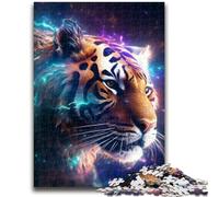 Puzzle 1000 pièces pour Adultes et Adolescents Puzzles Art Star Tiger pour Adolescents, avec Affiche et fiche de Questions-réponses pour Les 14 Ans et Plus (50x75cm)