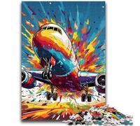Puzzle 1000 pièces pour Adultes et Adolescents, Puzzles artistiques sur Le thème des Avions, Jeux éducatifs pour la Famille, décoration d'intérieur, Cadeau (50x75cm)