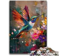 Puzzle 1000 pièces pour Adultes et Adolescents, Puzzles colibris colorés pour Adolescents, Jeu Familial Anti-Stress, défi Difficile adapté aux Couples (75x50cm)