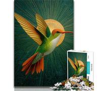 Puzzle 1000 pièces pour Adultes et Adolescents Puzzles colibris fantastiques pour Adolescents idéal comme Cadeau pour Toute la Famille à partir de 14 Ans 75x50cm