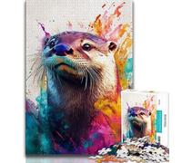 Puzzle 1000 pièces pour Adultes et Adolescents, Puzzles colorés pour Adolescents, Jeux Amusants, décoration Murale, Cadeaux d'anniversaire et de Noël Uniques (Taille 38x26cm)