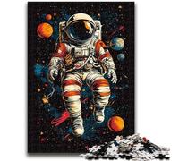 Puzzle 1000 pièces pour Adultes et Adolescents, Puzzles d'astronautes pour Adolescents, Casse-tête - Cadeau d'anniversaire pour Homme 50x75cm