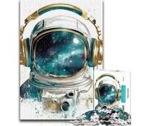 Puzzle 1000 pièces pour Adultes et Adolescents, Puzzles d'astronautes pour Adultes, Jeux éducatifs, décoration d'intérieur, adapté à la décoration de Bureau (Taille 75x50cm)