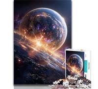 Puzzle 1000 pièces pour Adultes et Adolescents Puzzles de la Voie lactée de l'univers et de la Galaxie pour Adolescents idéal comme Cadeau pour Toute la Famille à partir de 14 Ans 26x38cm