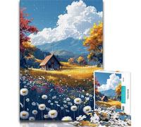 Puzzle 1000 pièces pour Adultes et Adolescents Puzzles de paysages animés Jeux éducatifs Jouets à Faire soi-même Superbes Cadeaux et Jouets 26x38cm