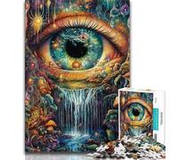 Puzzle 1000 pièces pour Adultes et Adolescents Puzzles Eye of The Mountain pour Adolescents pour Jeux en Famille et Cadeaux d'anniversaire 75x50cm
