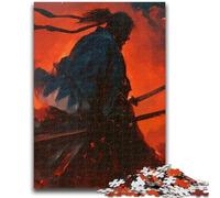 Puzzle 1000 pièces pour Adultes et Adolescents Puzzles fantastiques de Guerriers Ninjas pour Adolescents, Casse-tête - Cadeau d'anniversaire pour Hommes (75x50cm)