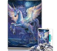 Puzzle 1000 pièces pour Adultes et Adolescents Puzzles Licorne Fantastique pour Adultes Relax Games est Un pour Toute la Famille (Taille 75x50cm)
