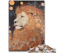 Puzzle 1000 pièces pour Adultes et Adolescents, Puzzles Lions et agneaux pour Adolescents, Anti-Stress, Vacances à la Maison, Passe-Temps, améliore l'amour Entre Couples, 50x75cm