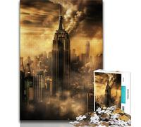 Puzzle 1000 pièces pour Adultes et Adolescents Puzzles New York Cityscape pour Adultes, pour Un Jeu Stimulant et Familial (Taille 38x26cm)