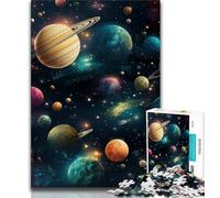 Puzzle 1000 pièces pour Adultes et Adolescents Puzzles Univers colorés pour Adultes Relax Games est Un pour Toute la Famille (Taille 38x26cm)