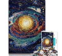 Puzzle 1000 pièces pour Adultes et Adolescents Puzzles Univers et Galaxie pour Adolescents Jeux Amusants Chaque pièce est Unique Jeu Familial Stimulant et Amusant (Taille 75x50cm)