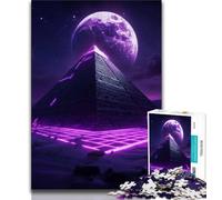 Puzzle 1000 pièces pour Adultes et Adolescents Pyramide Cosmique, Aide Le Cerveau à exercer des Jouets addictifs pour cultiver la Patience et améliorer la mémoire (38x26cm)