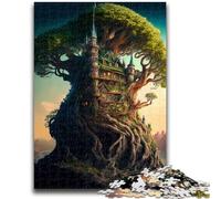 Puzzle 1000 pièces pour Adultes et Adolescents, Royaume des Contes de fées, Jeu éducatif, Jouet, décoration Murale, Cadeaux Uniques pour Anniversaire et Noël, 26x38cm