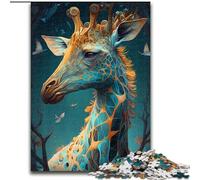 Puzzle 1000 pièces pour Adultes et Adolescents, Royaume enchanté, Girafe, Jouets éducatifs, Jeux familiaux, Anniversaires et Cadeaux Uniques (Taille 50x75cm)