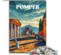 Puzzle 1000 pièces pour Adultes et Adolescents Ruines de Pompéi Jeu Stimulant Jouets à Offrir en Cadeau pour Toute la Famille à partir de 14 Ans (50x75cm) 1000 pièces