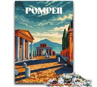 Puzzle 1000 pièces pour Adultes et Adolescents Ruines de Pompéi Puzzles pour Adolescents, Cadeaux d'anniversaire, décoration Murale pour Les 14 Ans et Plus (50x75cm)