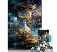 Puzzle 1000 pièces pour Adultes et Adolescents Sablier Cosmique, Jouets éducatifs et éducatifs pour la Famille, pour renforcer l'amour Entre Couples (75x50cm)