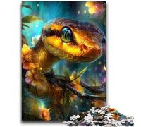 Puzzle 1000 pièces pour Adultes et Adolescents Serpent Fantastique pour Les 14 Ans et Plus Jeu Impossible Cadeau d'anniversaire de Noël 26x38cm