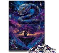 Puzzle 1000 pièces pour Adultes et Adolescents Serpent mystérieux Anti-Stress Défi Difficile À Offrir en Cadeau à Toute la Famille 26x38cm