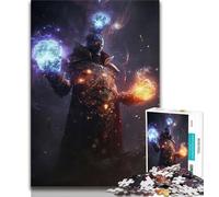 Puzzle 1000 pièces pour Adultes et Adolescents Sorcier des Ténèbres Cadeau Amusant et activité pour la Maison Jouet pour Les Jours de Pluie 38x26cm