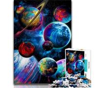 Puzzle 1000 pièces pour Adultes et Adolescents Space is Wild, Puzzle 1000 pièces, Jouet éducatif Anti-Stress, Cadeaux pour Amis et Famille (Taille 75x50cm)