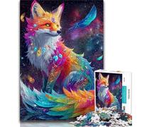 Puzzle 1000 pièces pour Adultes et Adolescents Spirit Fox, Jouets à Faire soi-même, Jeu éducatif pour Anniversaire et Noël, à partir de 14 Ans, 38x26cm