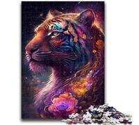 Puzzle 1000 pièces pour Adultes et Adolescents Spirit Tiger pour et à partir de 14 Ans Jouets de Jeu Car il est idéal comme Cadeau pour Toute la Famille 50x75cm