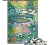 Puzzle 1000 pièces pour Adultes et Adolescents Spring Bridge Difficile à réaliser mais Amusant et Humoristique avec Affiche et fiche de Questions-réponses Assorties 26x38cm
