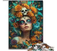 Puzzle 1000 pièces pour Adultes et Adolescents, Squelette de Fille, activité familiale, décoration d'intérieur Unique et Cadeaux pour Les 14 Ans et Plus (Taille 50x75cm)