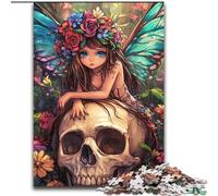 Puzzle 1000 pièces pour Adultes et Adolescents, Squelette Elfe, Jeux éducatifs, décoration d'intérieur, idéal pour la décoration de Bureau (Taille 50x75cm)