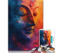 Puzzle 1000 pièces pour Adultes et Adolescents Statues de Bouddha, Difficile à réaliser mais Amusant et Humoristique, Cadeaux d'anniversaire et Cadeaux Uniques (75x50cm)