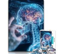 Puzzle 1000 pièces pour Adultes et Adolescents Storm Brain, Difficile à réaliser mais Amusant et Humoristique, Cadeau d'anniversaire et Cadeau Unique 38x26cm
