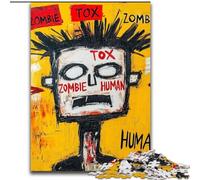 Puzzle 1000 pièces pour Adultes et Adolescents, Style Basquiat, Jouet éléphant, Jeu intellectuel, Cadeau d'anniversaire, décoration Murale pour Les 14 Ans et Plus (Taille 26x38cm)
