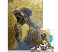 Puzzle 1000 pièces pour Adultes et Adolescents, Style Mexicain, crâne doré, Jeux éducatifs, décoration d'intérieur, idéal comme Cadeau pour Toute la Famille, 38x26cm