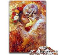 Puzzle 1000 pièces pour Adultes et Adolescents, Style Mexicain, Motif crâne, idéal comme Cadeau pour Toute la Famille (50x75cm)