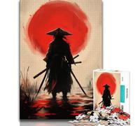Puzzle 1000 pièces pour Adultes et Adolescents, Style Ninja Japonais, Cadeau d'anniversaire, décoration Murale pour Les 14 Ans et Plus (Taille 38x26cm)