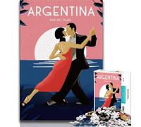 Puzzle 1000 pièces pour Adultes et Adolescents, Tango Argentin, Jouets éducatifs et éducatifs, Jeux familiaux, idéal pour la décoration de Bureau (38x26cm)