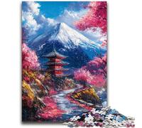 Puzzle 1000 pièces pour Adultes et Adolescents Temples Japonais Jouets éducatifs Jeux Anti-Stress Collection d'artistes, Beaux-Arts 26x38cm