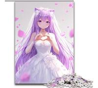 Puzzle 1000 pièces pour Adultes et Adolescents, thème animé Catwoman, Difficile, avec des pièces entièrement emboîtables de Formes aléatoires (Taille 26x38cm)
