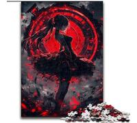Puzzle 1000 pièces pour Adultes et Adolescents, thème Anime Girl, Jeux éducatifs, décoration d'intérieur, idéal comme Cadeau pour Toute la Famille (Taille 26x38cm)